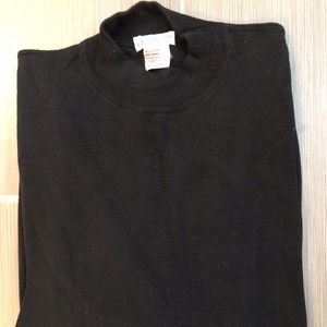 Italian black turtleneck sweater